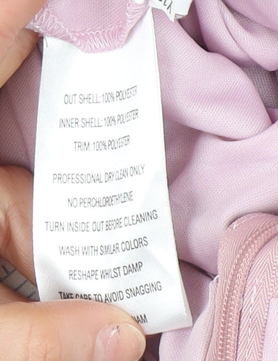 Infinite by Wed2B Women’s Pink Long Ball Gown Chiffon Dress 8-10