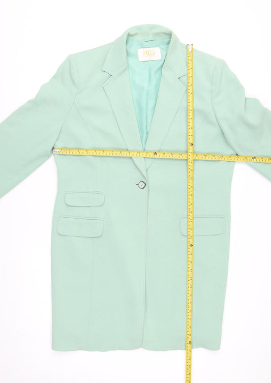 Womens UK Size 18 Country Casuals Green Overcoat