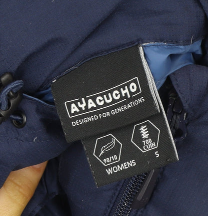 Unisex Adults UK Size S Ayacucho Blue Puffer Jacket