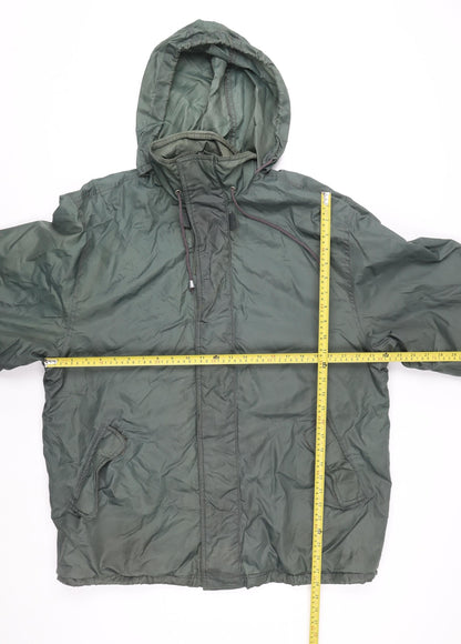 Mens UK Size M C&A Green Windbreaker Coat