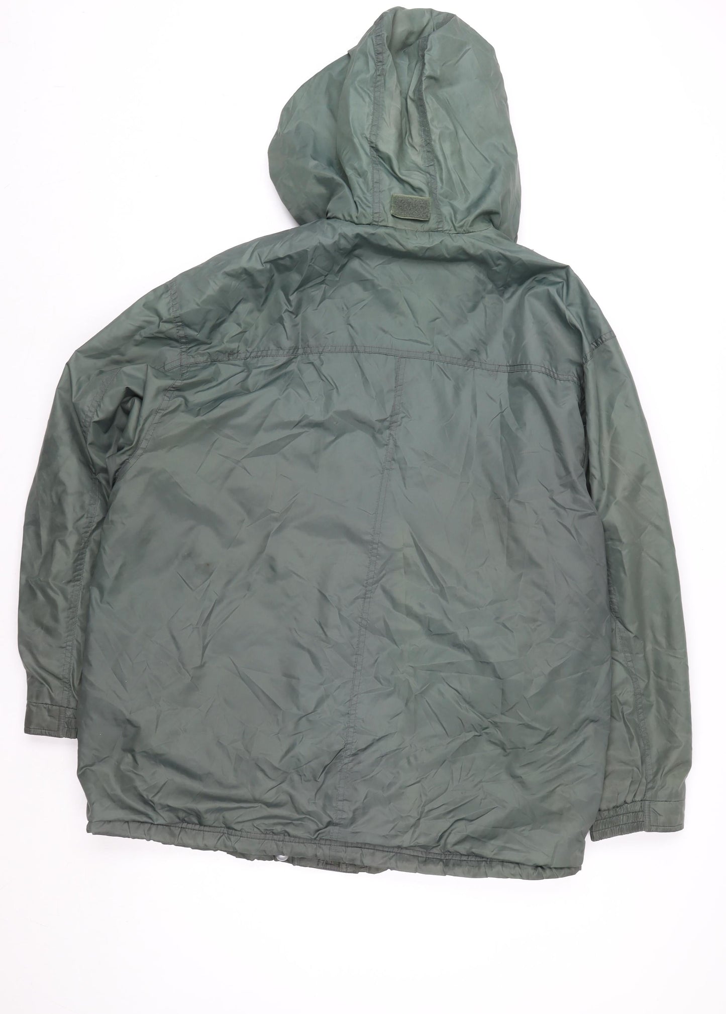 Mens UK Size M C&A Green Windbreaker Coat