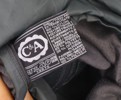 Mens UK Size M C&A Green Windbreaker Coat
