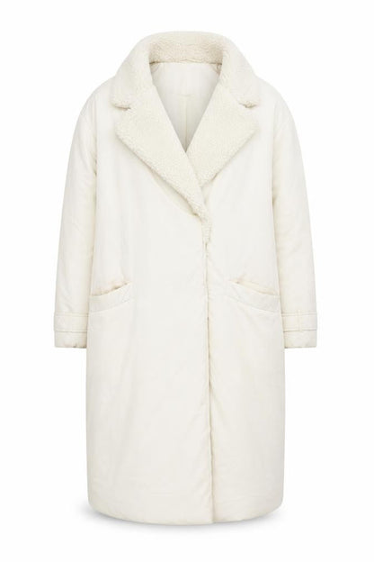 Womens UK Size M Dorothy Perkins Ivory Overcoat