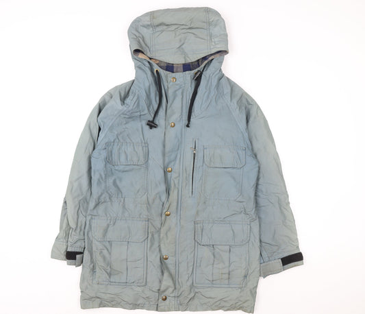 Mens UK Size S REI Green Parka Coat