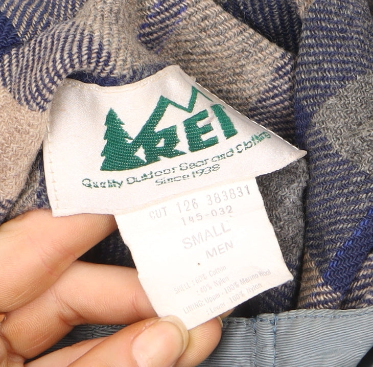 Mens UK Size S REI Green Parka Coat