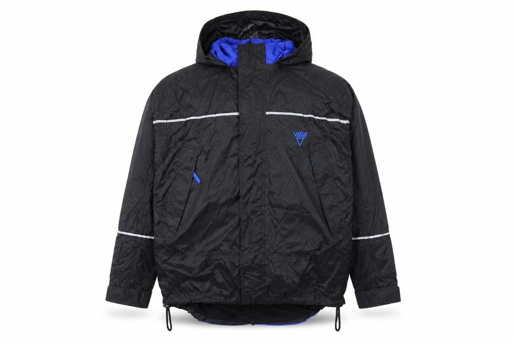 Mens UK Size XS Viga Black Windbreaker Coat