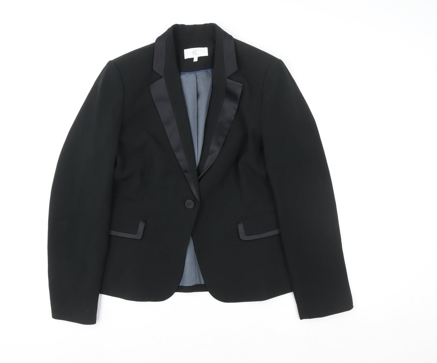 Womens UK Size 14 CC Black Blazer