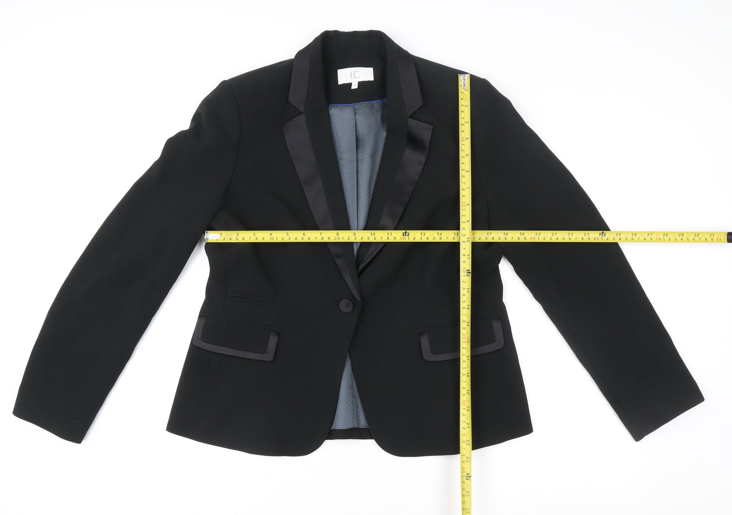 Womens UK Size 14 CC Black Blazer