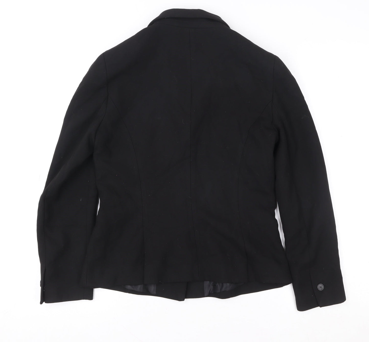 Womens UK Size 10 Zara Basic Black Blazer