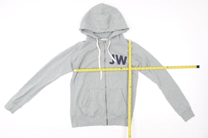 Mens UK Size M Jack Wills Grey Full Zip Hoodie