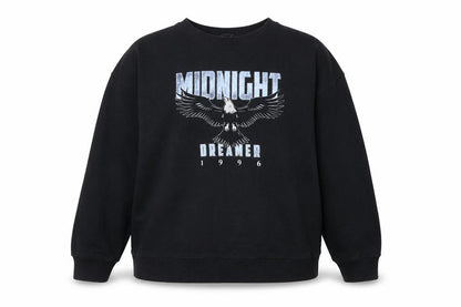 Womens UK Size L New Look Black Pullover Sweatshirt