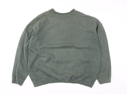 Womens UK Size L BHS Green Pullover Sweatshirt