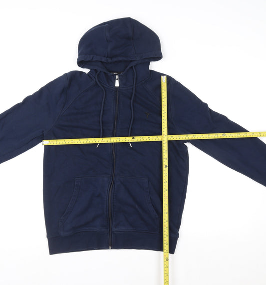 Mens UK Size M JEFF&CO Blue Basic Jacket