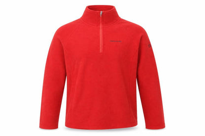 Craghoppers Womens Red Half Zip Fleece Sweatshirt Size 10 Regular Fit
