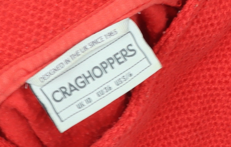 Mens UK Size 10 Craghoppers Red Pullover Sweatshirt