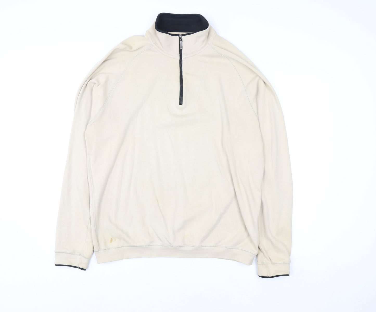 Womens UK Size M Bobby Jones Beige Pullover Sweatshirt