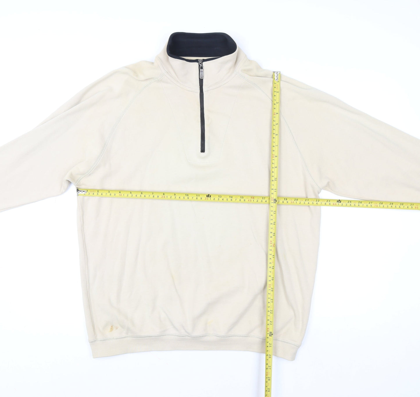 Womens UK Size M Bobby Jones Beige Pullover Sweatshirt