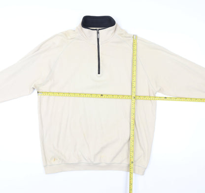Womens UK Size M Bobby Jones Beige Pullover Sweatshirt