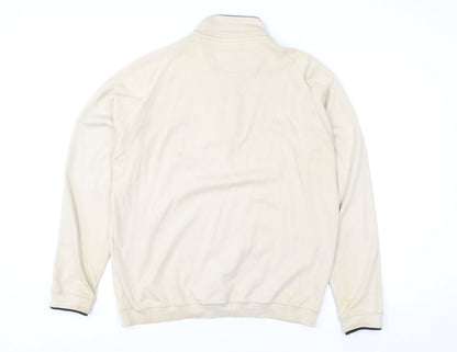 Womens UK Size M Bobby Jones Beige Pullover Sweatshirt
