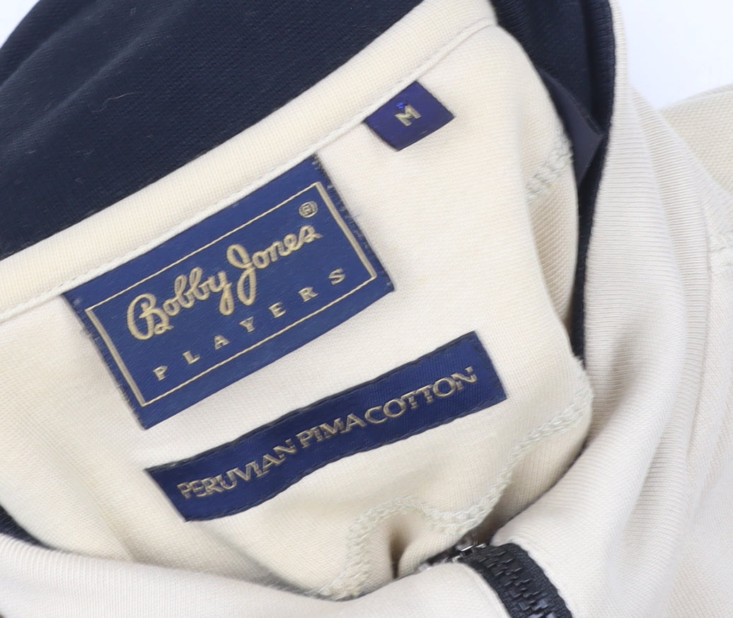 Womens UK Size M Bobby Jones Beige Pullover Sweatshirt