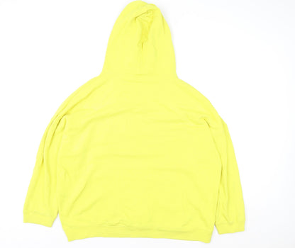 Womens UK Size S Bel Air Yellow Pullover Hoodie