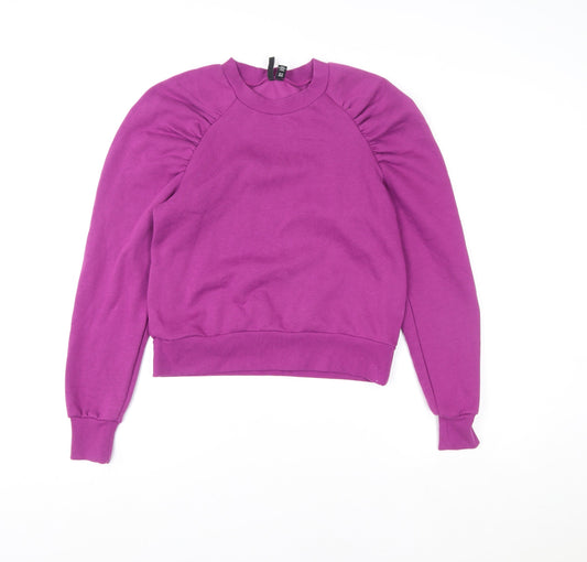 Womens UK Size XS VERO MODA Purple Pullover Sweatshirt