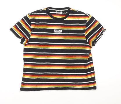 Mens UK Size XL Tommy Jeans Multicoloured  T-Shirt