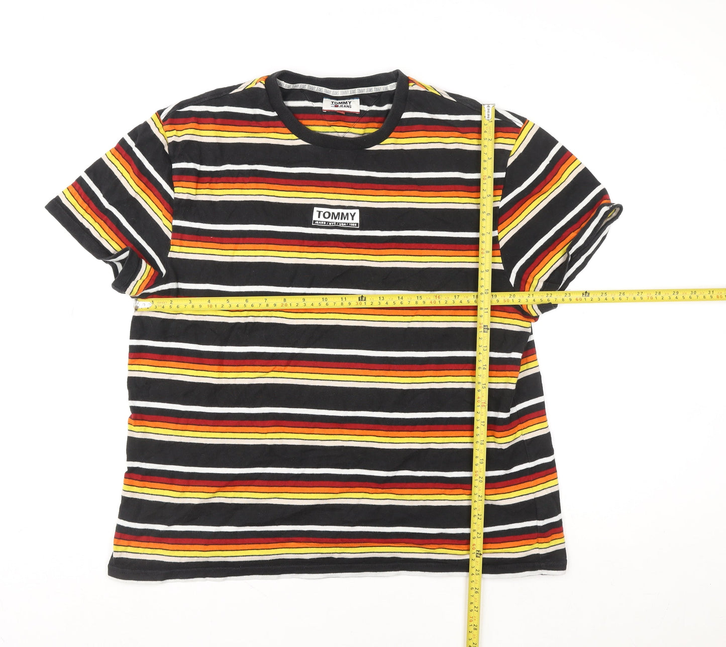 Mens UK Size XL Tommy Jeans Multicoloured  T-Shirt