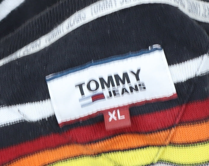 Mens UK Size XL Tommy Jeans Multicoloured  T-Shirt