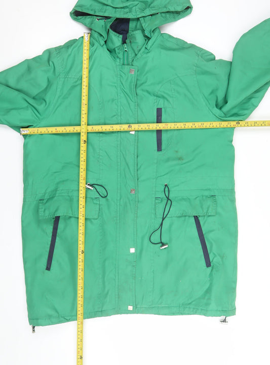 Mens UK Size 16 Being Casual Green Parka Coat