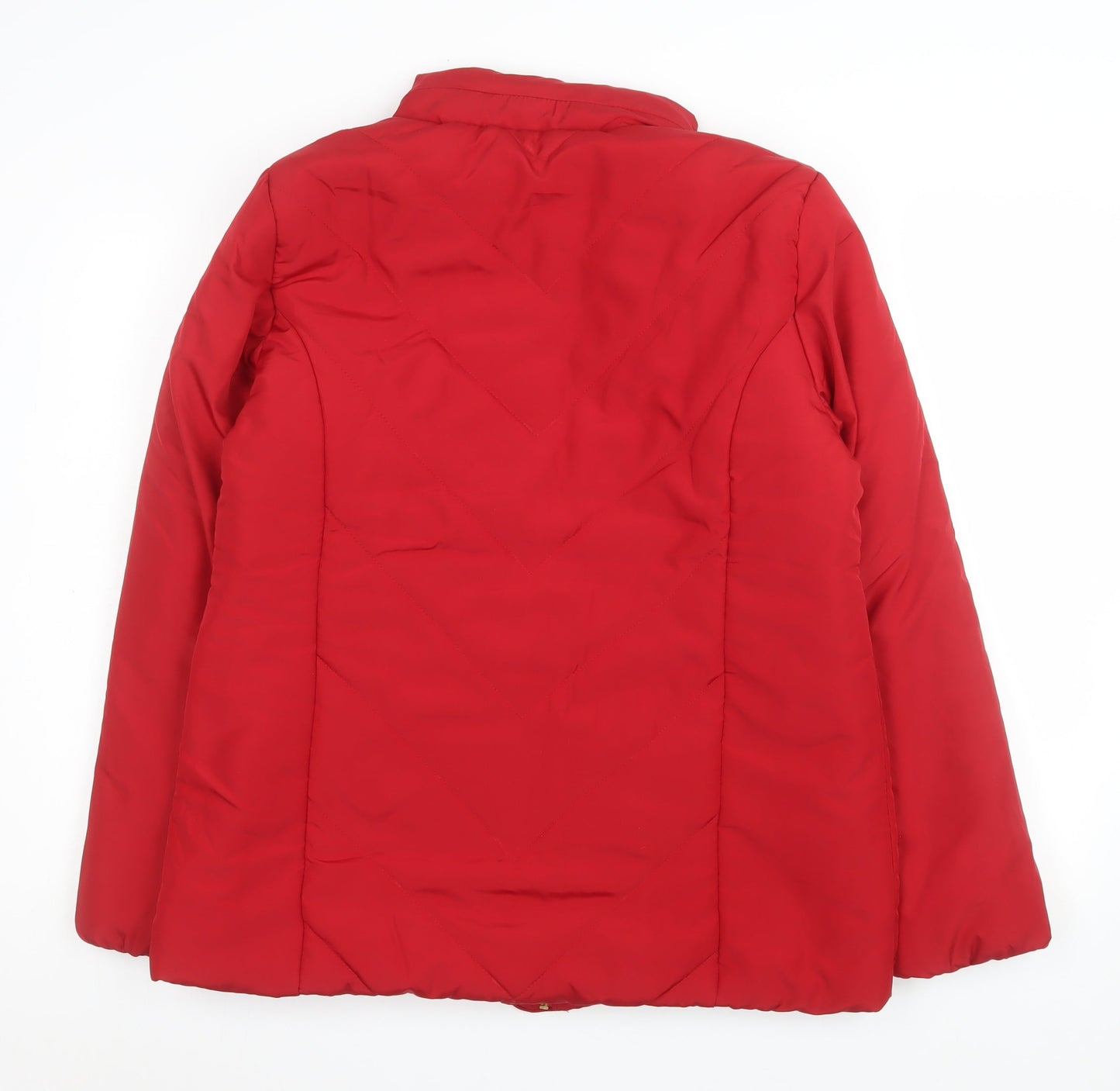 Womens UK Size 14 Isle Essentials Red Puffer Jacket