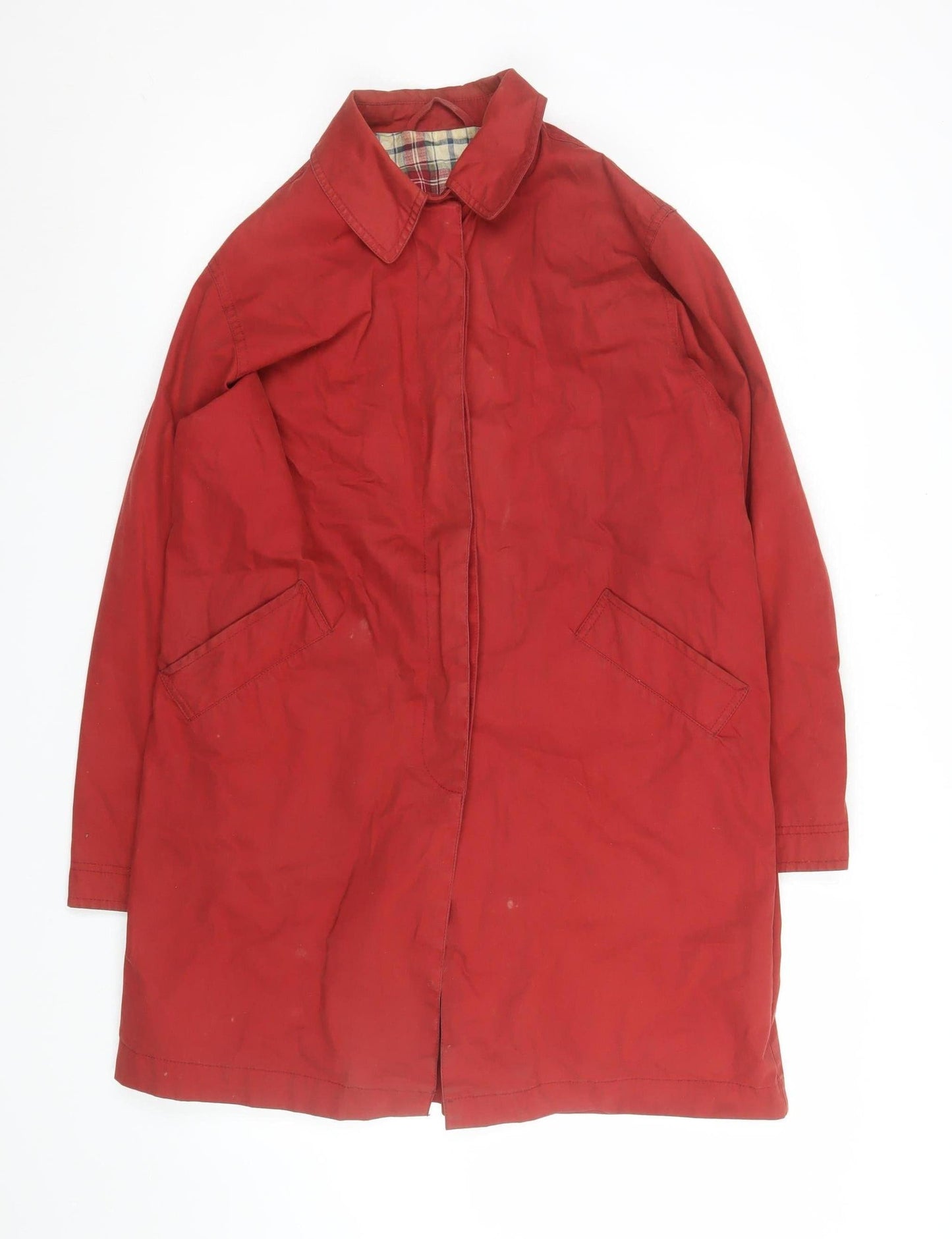 Mens UK Size S NEXT Red Rain Coat