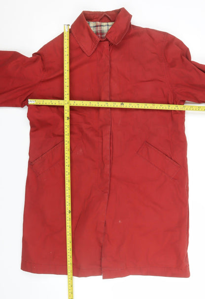 Mens UK Size S NEXT Red Rain Coat