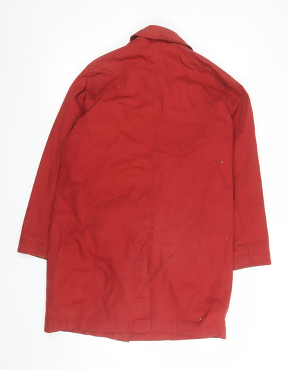Mens UK Size S NEXT Red Rain Coat