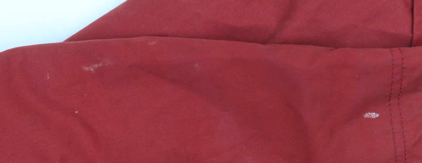 Mens UK Size S NEXT Red Rain Coat