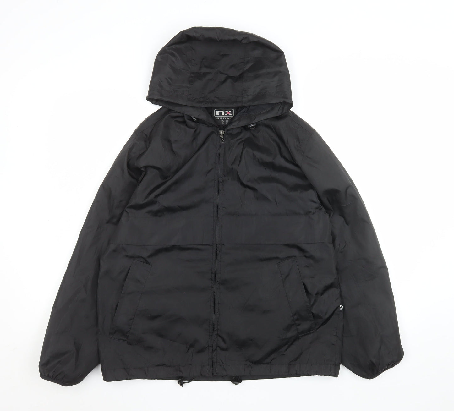 Mens UK Size M NX Sport Black Windbreaker Coat