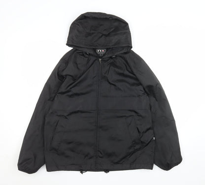 Mens UK Size M NX Sport Black Windbreaker Coat