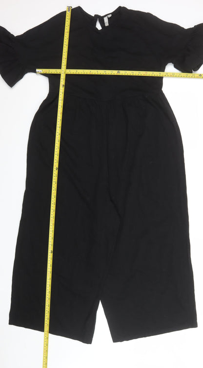 Womens UK Size 10 ASOS One-Piece Black Jumpsuit