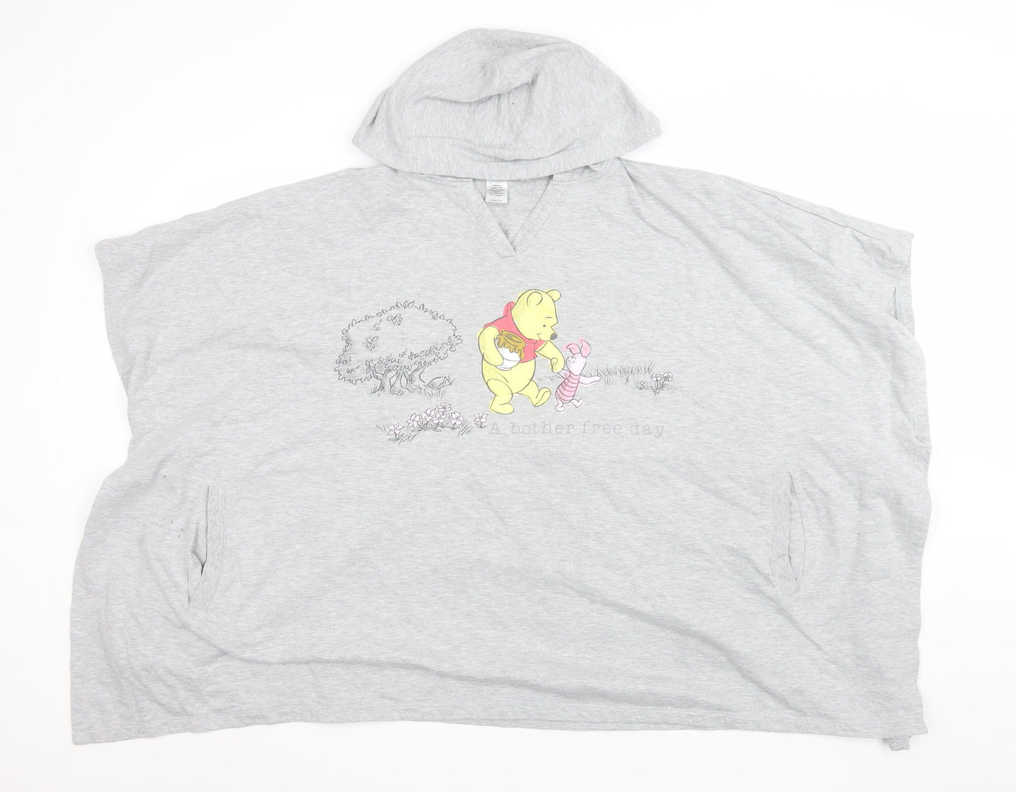 Womens UK Size 6-12 Avon Grey Cape Hoodie