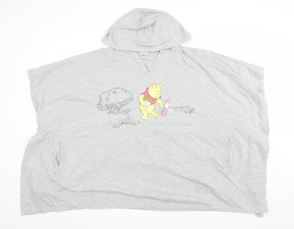 Womens UK Size 6-12 Avon Grey Cape Hoodie