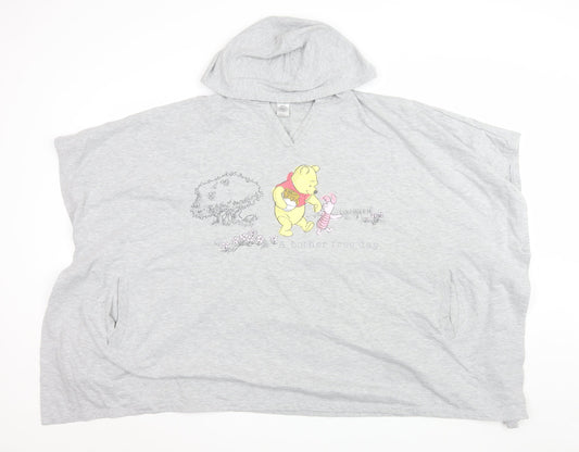 Womens UK Size 6-12 Avon Grey Cape Hoodie