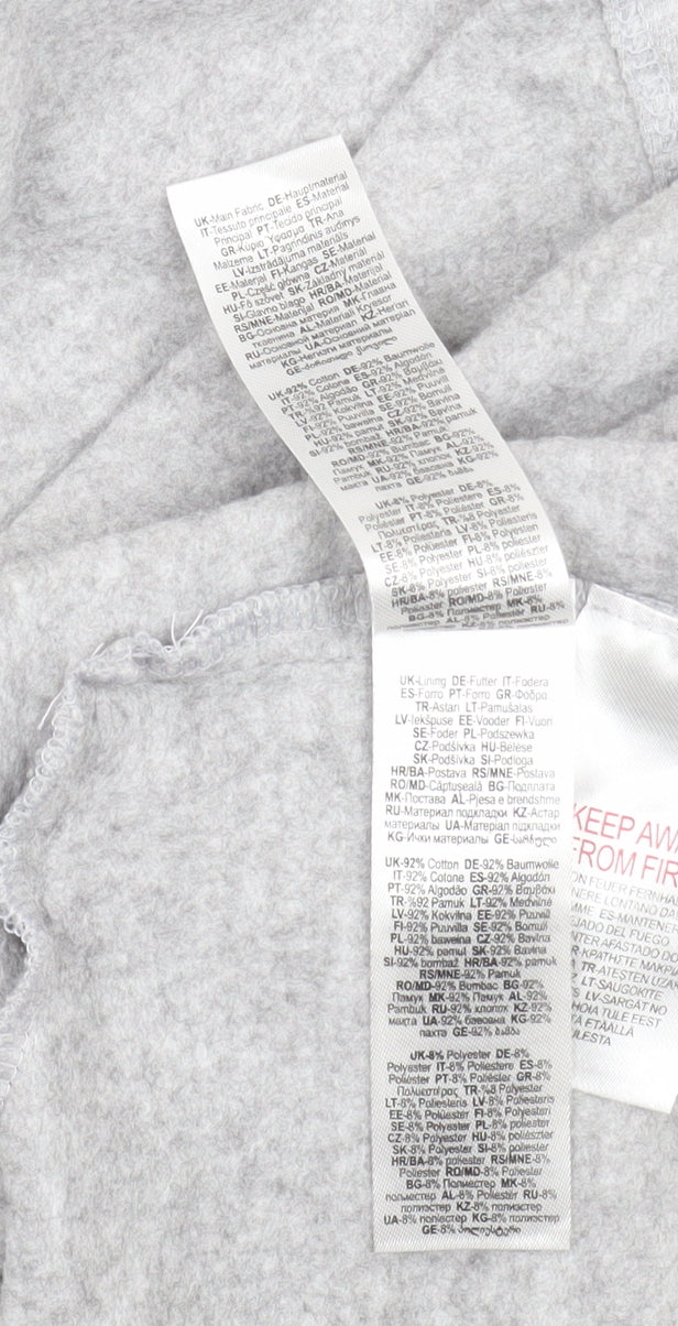 Womens UK Size 6-12 Avon Grey Cape Hoodie