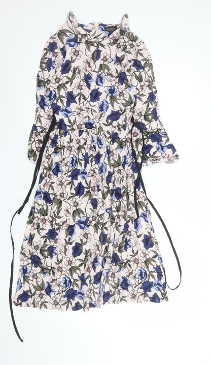 Womens UK Size 10 Topshop Fit & Flare Dress