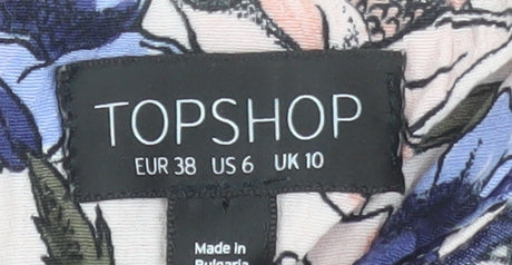 Womens UK Size 10 Topshop Fit & Flare Dress