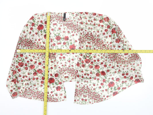 Womens UK Size XS H&M Multicoloured Basic Jacket