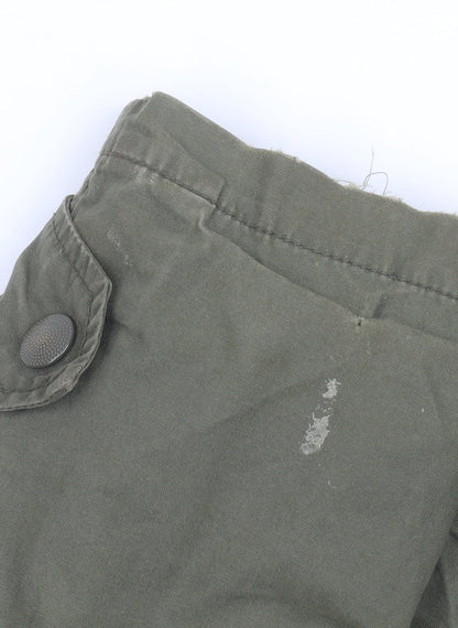 Womens UK Size 6 Topshop Green Parka Coat