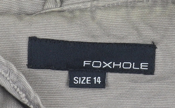 Mens UK Size 14 Foxhole Beige Anorak Coat