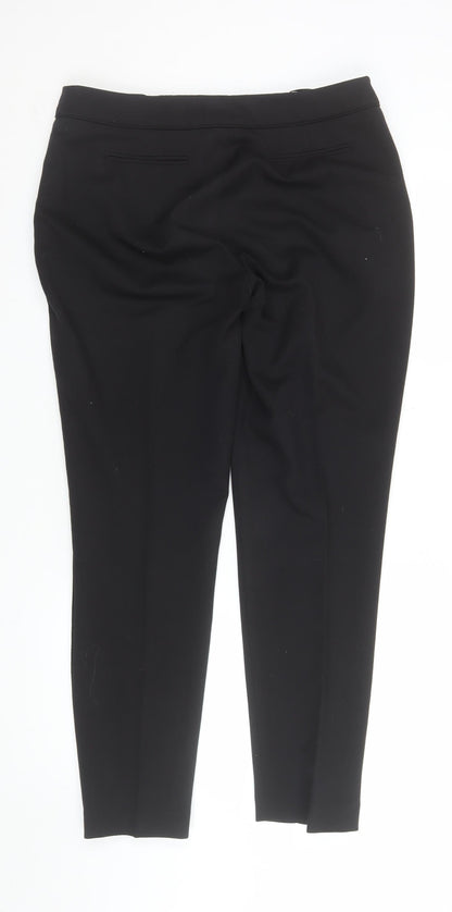 Womens UK Size 12 Wallis Slim Fit BusinessFormal Black Trousers