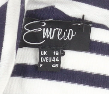 Womens UK Size 18 Emreco Blue Basic Jacket