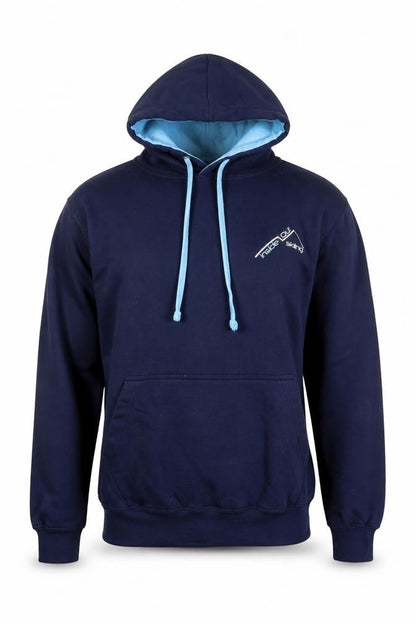 Mens UK Size S Just Hoods Blue Pullover Hoodie
